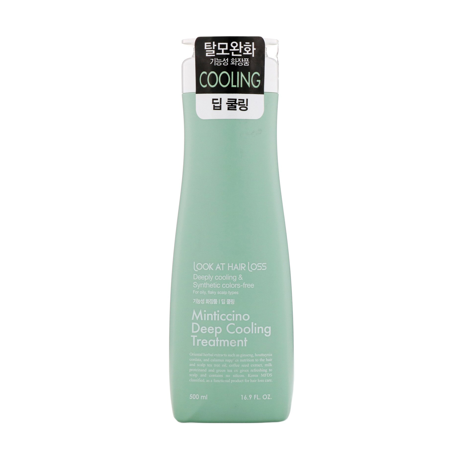 Уцінка! Охолоджувальний кондиціонер для волосся Daeng Gi Meo Ri Look At Hairl Loss Minticcino Deep Cooling Treatment, 500 мл